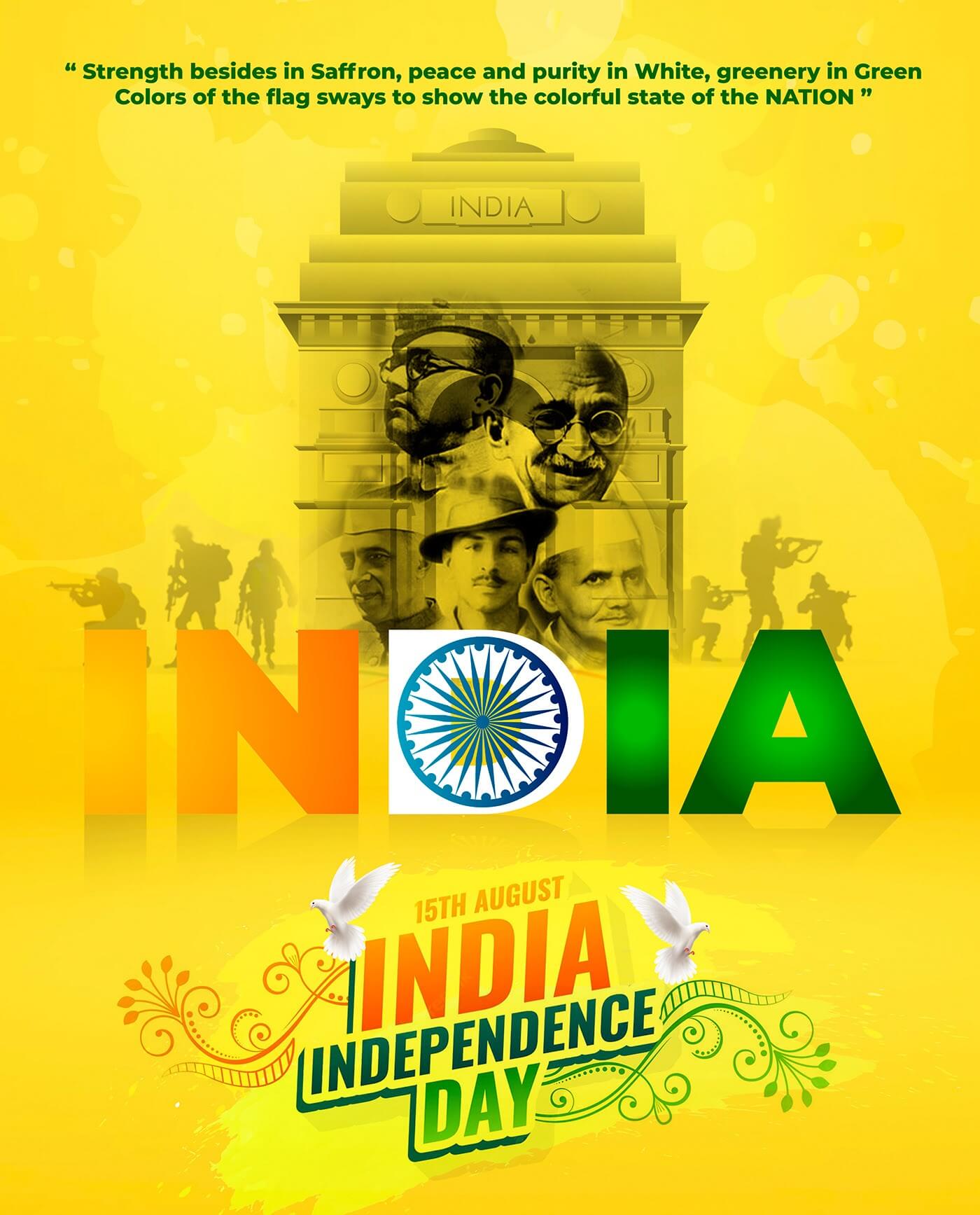 independence day greeting card