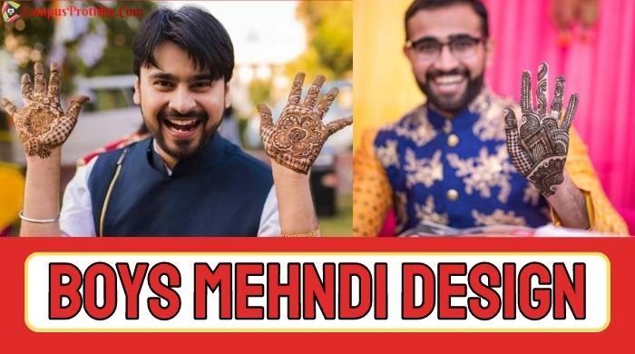Boys Mehndi Design 1
