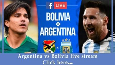 Argentina vs Bolivia Live