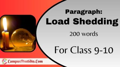 load shedding paragraph class 9 10