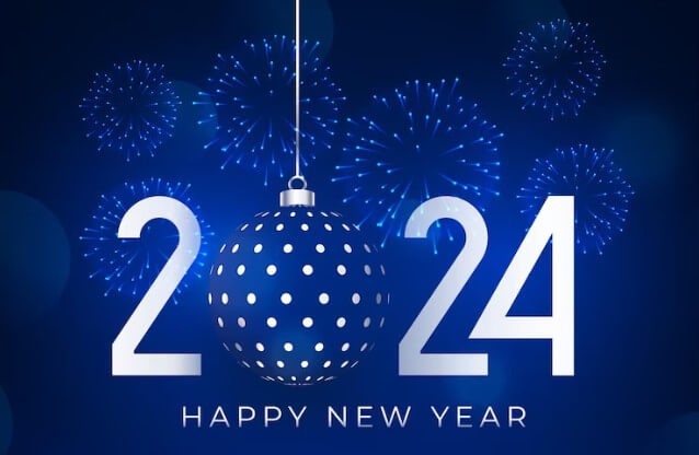 happy new year 2024 countdown